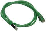 C2G 27244 Cat5e Cable - Snagless Shielded Ethernet Network Patch Cable, Green (3 Feet, 0.91 Meters)