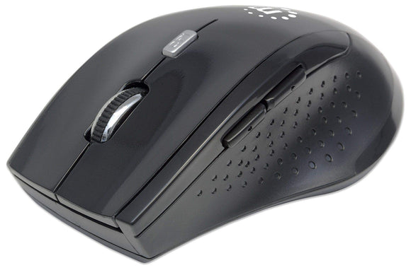 ICI179386 - MANHATTAN 179386 Curve Wireless Optical Mouse (Black)