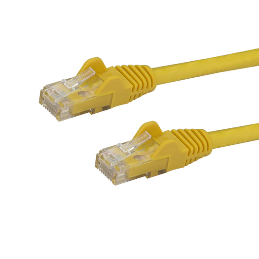 StarTech.com 5ft Yellow Cat6 Patch Cable with Snagless RJ45 Connectors - Cat6 Ethernet Cable - 5 ft Cat6 UTP Cable (N6PATCH5YL)