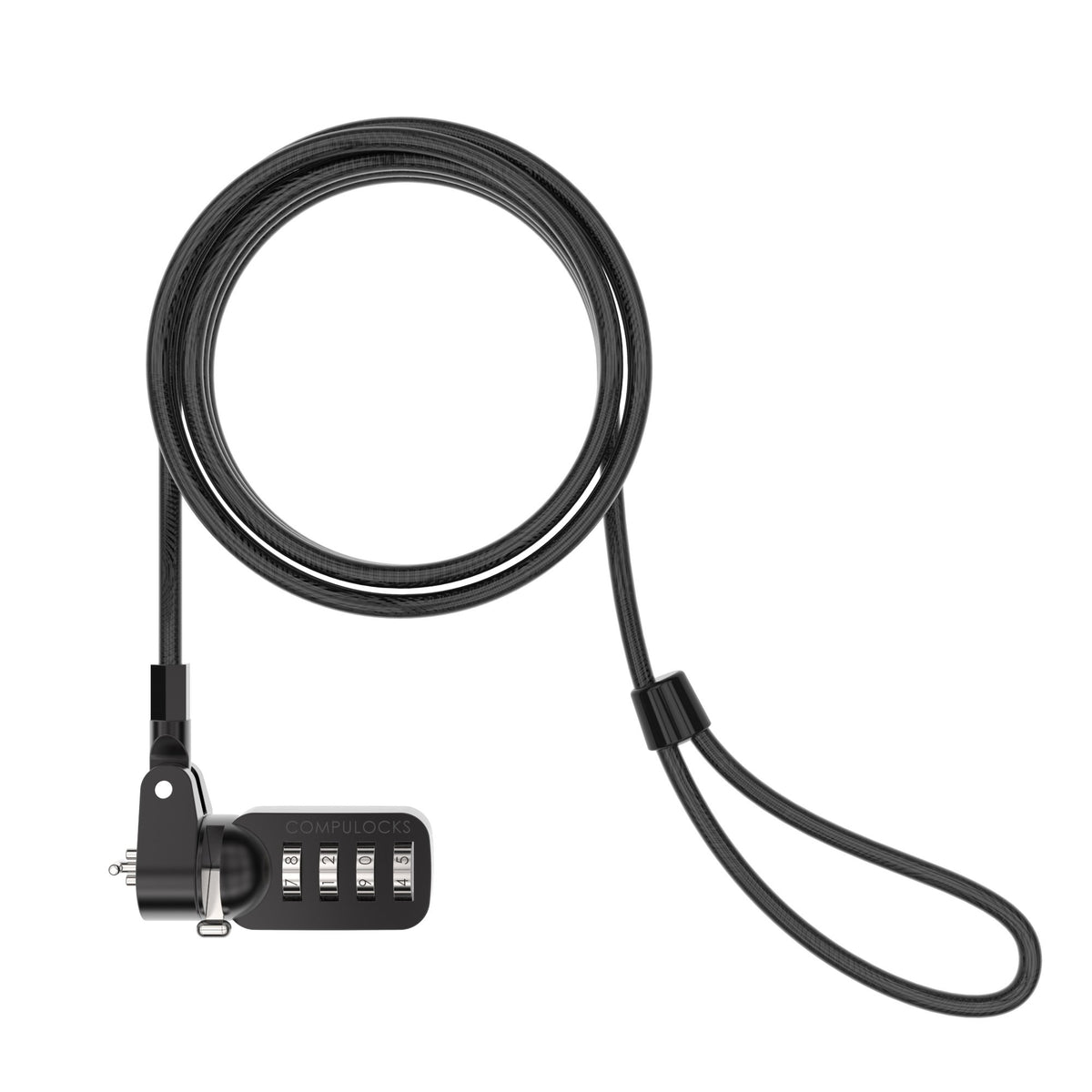 Maclocks 4-Dial Combination Laptop Lock with 6-Foot Cable, Black (CL37)