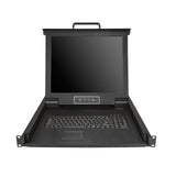 StarTech.com RKCONS1701 Single Port Rackmount KVM Console, 17" Display, 1U VGA KVM Console
