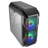 Cooler Master MasterCase H500M ATX Mid-Tower w/ 4X Side Tempered Glass Panels, Type-C I/O Panel, 2X Vertical GPU Card PCI Slots & 2X 200mm ARGB Fans w/ARGB Controller