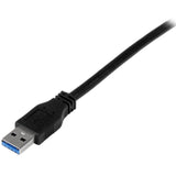 StarTech.com 2m Certified SuperSpeed USB 3.0 A to B Cable Cord USB 3 Cable 1x USB 3.0 A M 1x USB 3.0 B M 2m, Black