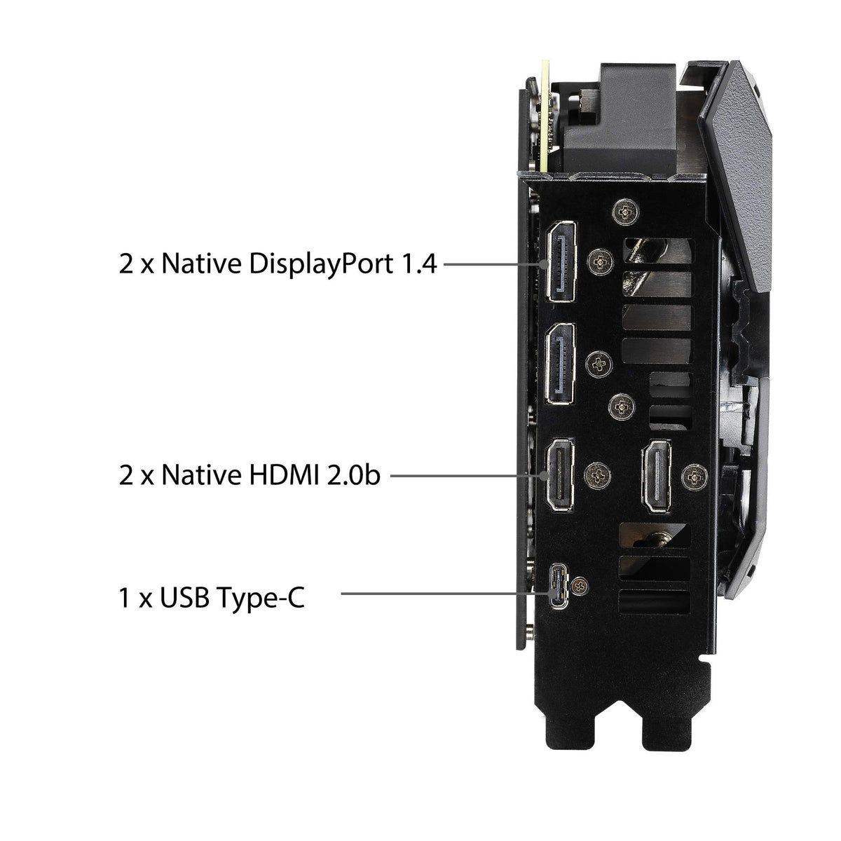 ASUS ROG Strix GeForce RTX 2080 Super Advanced Overclocked 8G GDDR6 HDMI DP 1.4 USB Type-C Gaming Graphics Card (ROG-STRIX-RTX-2080S-A8G)