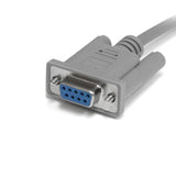 StarTech.com 10 ft DB9 RS232 Serial Null Modem Cable F/M - Null modem cable - DB-9 (M) to DB-9 (F) - 10 ft - SCNM9FM