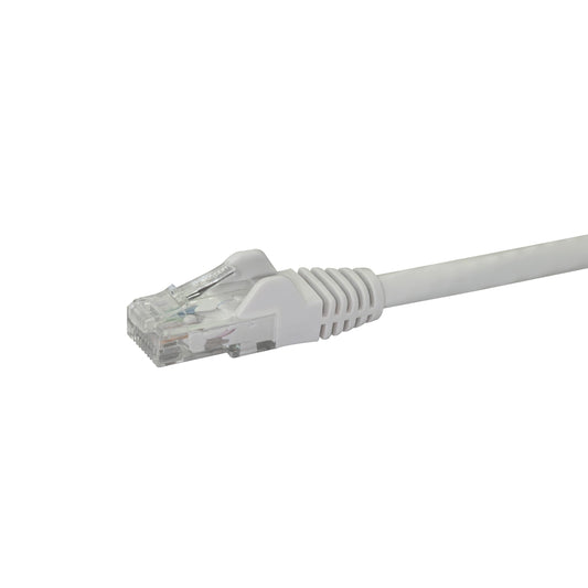 StarTech.com N6PATCH7WH Gigabit Snagless RJ45 UTP Cat6 Patch Cable, 7-Feet (White)