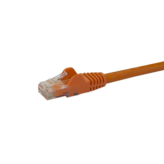 StarTech.com Cat6 Patch Cable - 125 ft - Orange Ethernet Cable - Snagless RJ45 Cable - Ethernet Cord - Cat 6 Cable - 125ft (N6PATCH125OR)