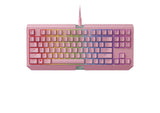 Razer BlackWidow TE Chroma v2 Mechanical Gaming Keyboard: Green Key Switches - Tactile & Clicky - Chroma RGB Lighting - Magnetic Wrist Rest - Programmable Macro Functionality - Quartz Pink