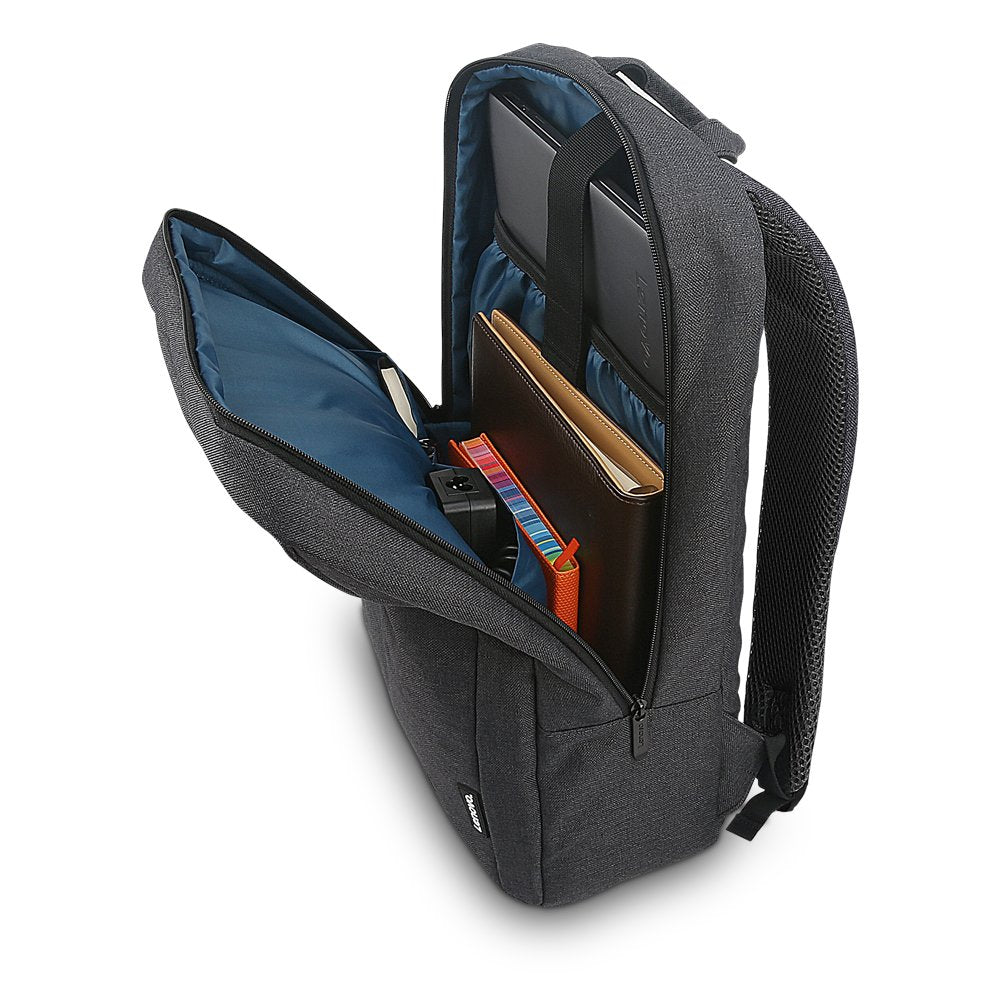 Lenovo Canada Laptop Backpack B210, 15.6-Inch Laptop and Tablet, Durable, Water-Repellent, Lightweight, Clean Design, Sleek for Travel, Business Casual or College, for Men or Women, GX40Q17225