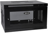 TRIPP LITE 6U Wall Mount Rack Enclosure Server Cabinet, 16.5" Deep, Switch-Depth (SRW6U), Black