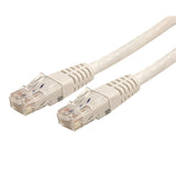 Cat6 Ethernet Cable - 1 ft - White - Patch Cable - Molded Cat6 Cable - Short Network Cable - Ethernet Cord - Cat 6 Cable - 1ft