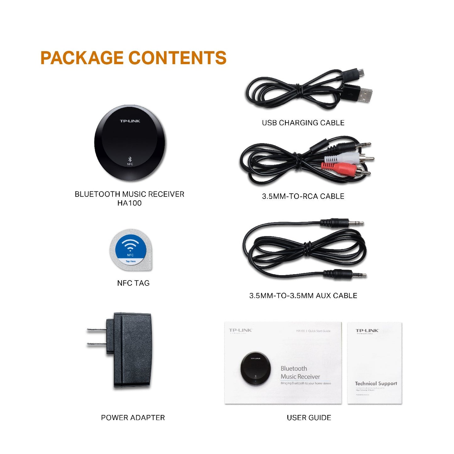 TP-Link HA100 Bluetooth Music Receiver, Audio Adapter