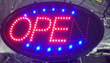 OneDealOutlet Ultra Bright LED Open Sign 2 Pattern Motion 13"x22" Oval, LED light, Indoor