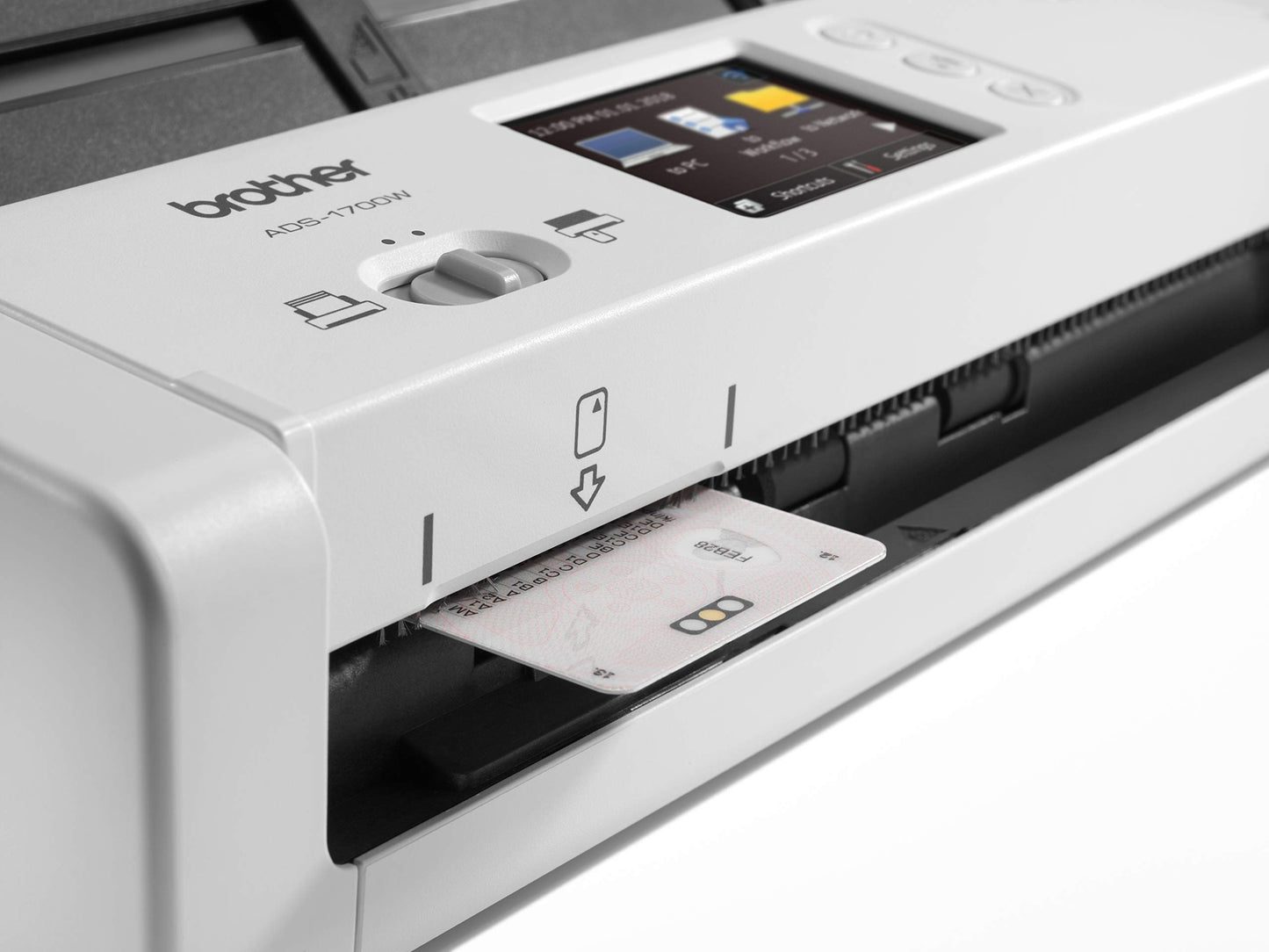 Brother ADS1500W Compact Color Desktop Scanner with Duplex and Web Connectivity