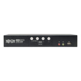 Tripp Lite 4 Port HDMI/USB KVM Switch, Audio/Video, USB 2.0 Peripheral Port, 1080p, Windows, Mac, Linux Compatible (B004-HUA4-K)