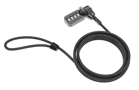 Maclocks 4-Dial Combination Laptop Lock with 6-Foot Cable, Black (CL37)