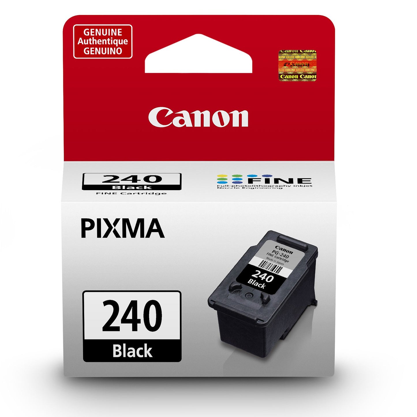Genuine Canon PG-240 Ink Cartridge, Black - 5207B001
