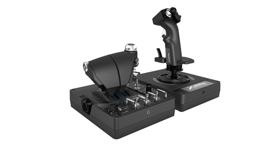 Logitech 945-000058 G X56 H.O.T.A.S. RGB Throttle and Stick Simulation Controller for VR Gaming