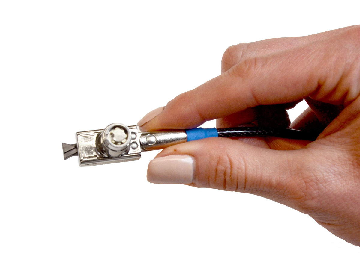 Noble Locks TZ04T Compact Wedge Lock with Barrel Key for Dell Latitude Laptops