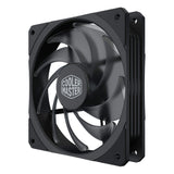 Cooler Master MasterFan SF120R 120mm High Performance Square Frame Fan w/Static Pressure, Silent Technology, and PWM Control Fan