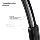 Samsung SC 260 USB MS II (506483) - Single-Sided Business Headset | for Skype for Business, Softphone, and PC | with HD Sound, Noise-Cancelling Microphone (Black)