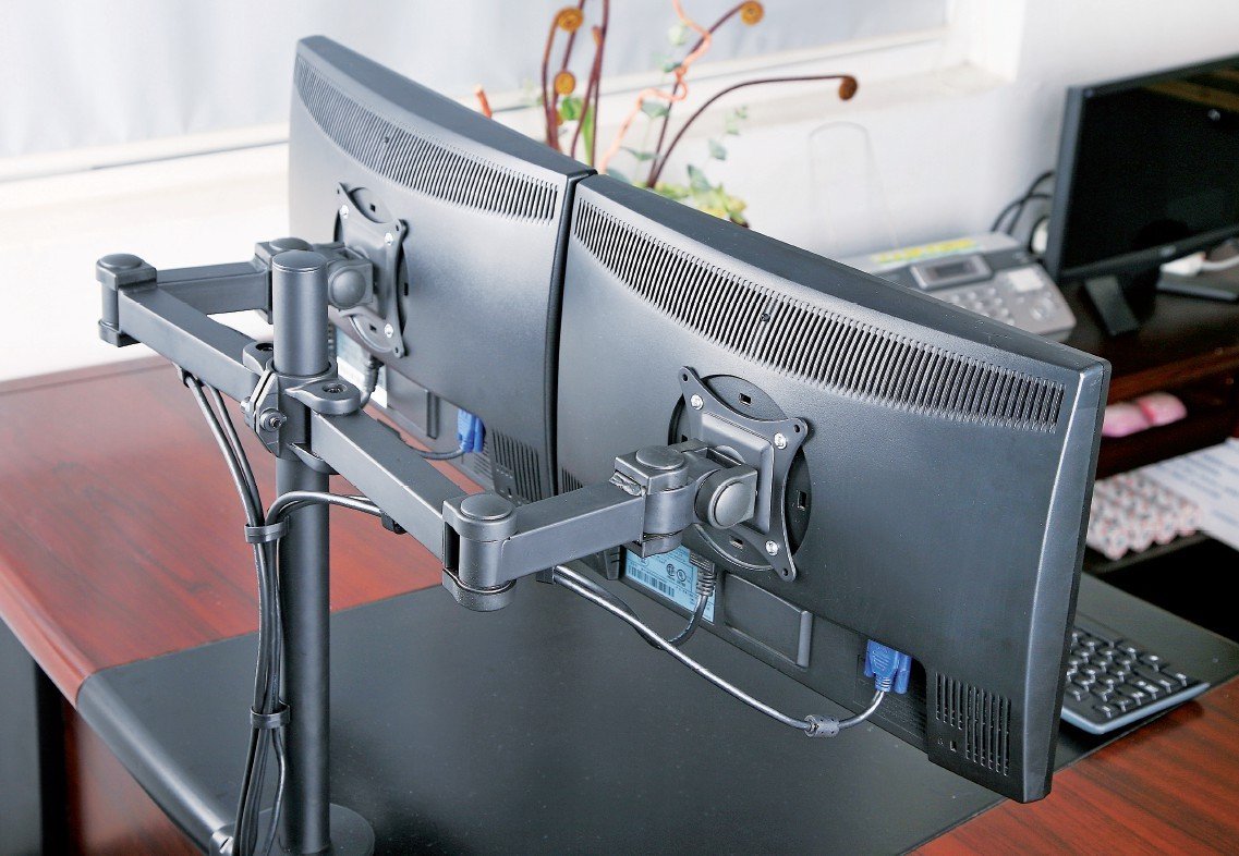 Dual Monitor Desk Stand, 13-27
