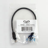 C2G 26969 Cat5e Cable - Snagless Unshielded Ethernet Network Patch Cable, Black (1 Foot, 0.30 Meters)