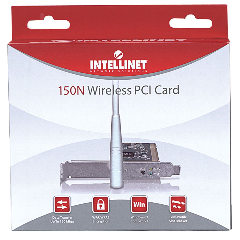 Intellinet 524810 Wireless 150N Pci Card