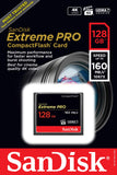 SanDisk Extreme PRO 128GB CompactFlash Memory Card UDMA 7 Speed Up to 160MB/s- SDCFXPS-128G-X46