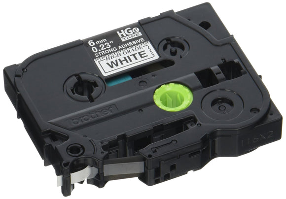 Brother Black on White Extra-Strength Adhesive Label Tape HGES2115PK
