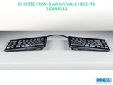 Kinesis Freestyle V3 V-Lifter for Freestyle Solo Keyboard, Black, Provides 5, 10