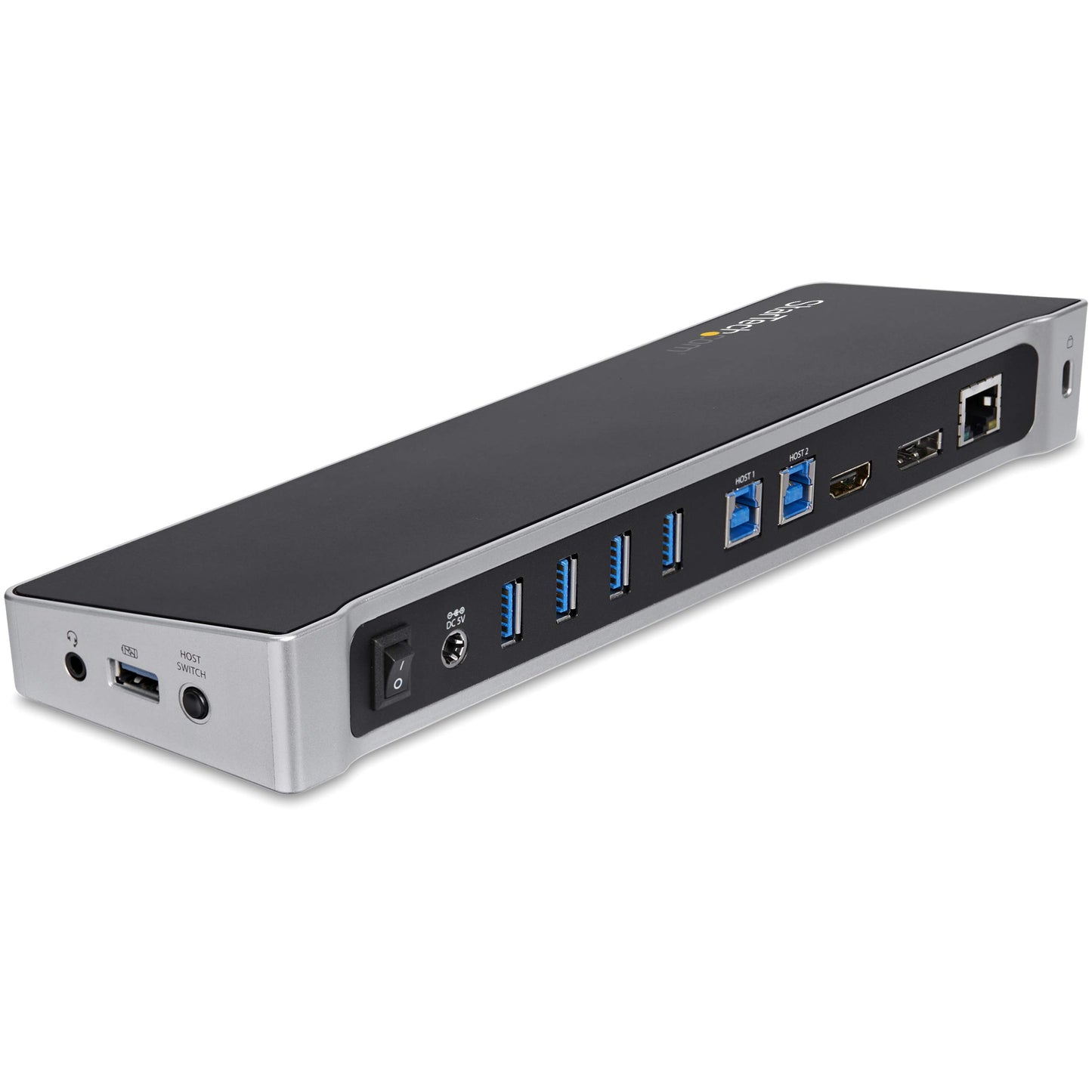 StarTech.com Dual Monitor KVM Docking Station - for Two Laptops - 4K - File Transfer - Universal Laptop Docking Station (USB3DDOCKFT)