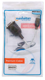 Manhattan USB 1.1 or 2.0 Port, Windows 2000/XP/Vista/7 Compatible USB to Serial Converter (205153)