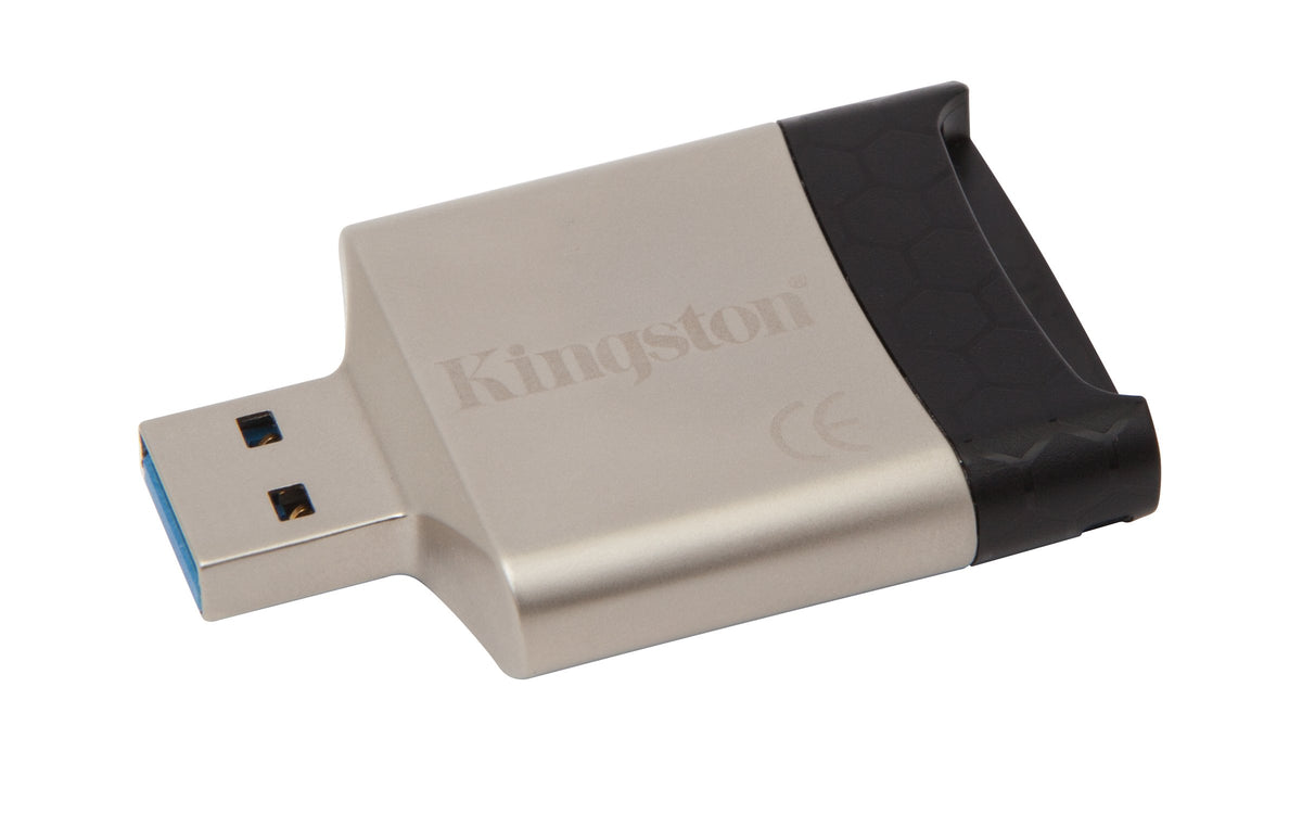 Kingston Digital USB 3.0 Portable Card Reader for SD, SDXC, SDHC, MMC, RS-MMC, microSD, microSDHC, microSDXC Card UHS-I and UHS-II, Class 4, 6, and 10 Memory Cards. MobileLite G4 (FCR-MLG4)