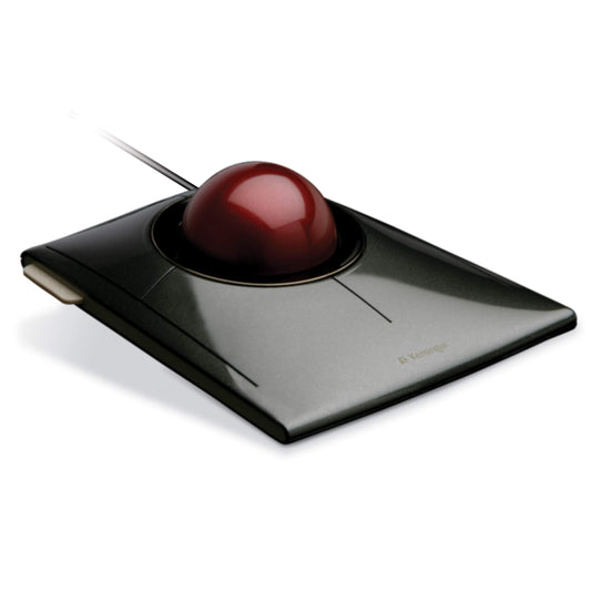 Kensington K72327US SlimBlade Trackball, Red, One Size