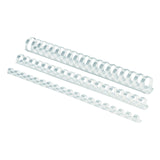 Fellowes 52372 Plastic Combs-1/2-Inch, 90 Sheets, White, 100 Pack