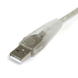 StarTech.com 15 ft Transparent USB 2.0 Cable - A to B - USB cable - USB (M) to USB Type B (M) - USB 2.0 - 15 ft - molded - transparent - USB2HAB15T