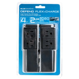 Blue Diamond 36889 4-Outlets; 2USB-Ports Defend Flex Plus-Surge Protector and USB Charging Station