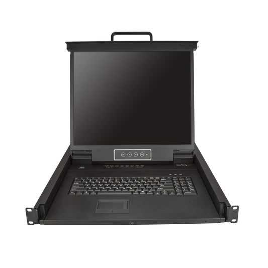 StarTech.com RKCONS1908K Rackmount 1U 8 Port VGA KVM Console, 19" Screen