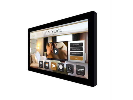 Open Box Planar Systems 997-8492-00 Planar, 32 Inch Wide Black Projected Capacitive Multi Touch Fho Edge Lit Led LCD USB Controller Hdmi Dp Dvi-D and Vga Inputs Control Via Rs-232