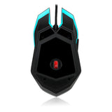 Adesso iMouse X2 Multi Color 7 Button Optical Ergonomic Gaming Mouse with 6 Foot USB Cable Wire and 7 Levels DPI Switch