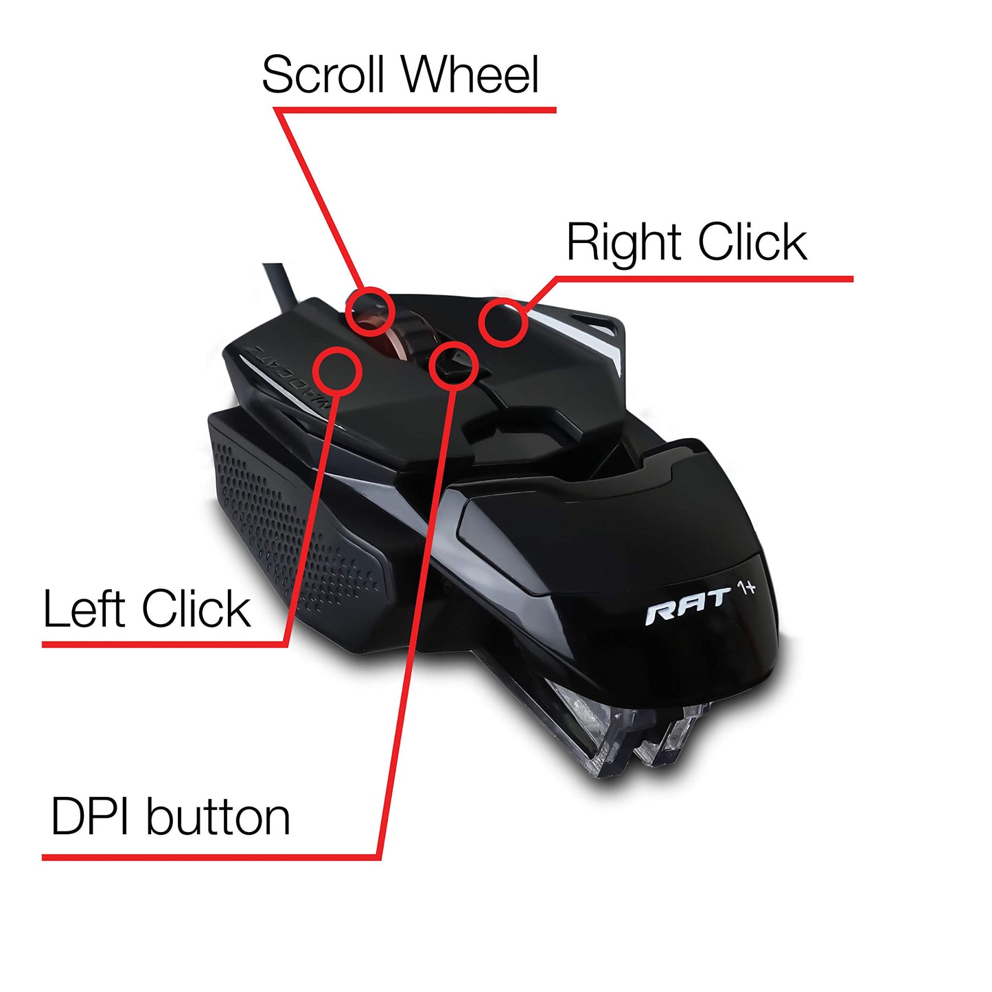 Mad Catz The Authentic R.A.T. 1-Plus Optical Gaming Mouse