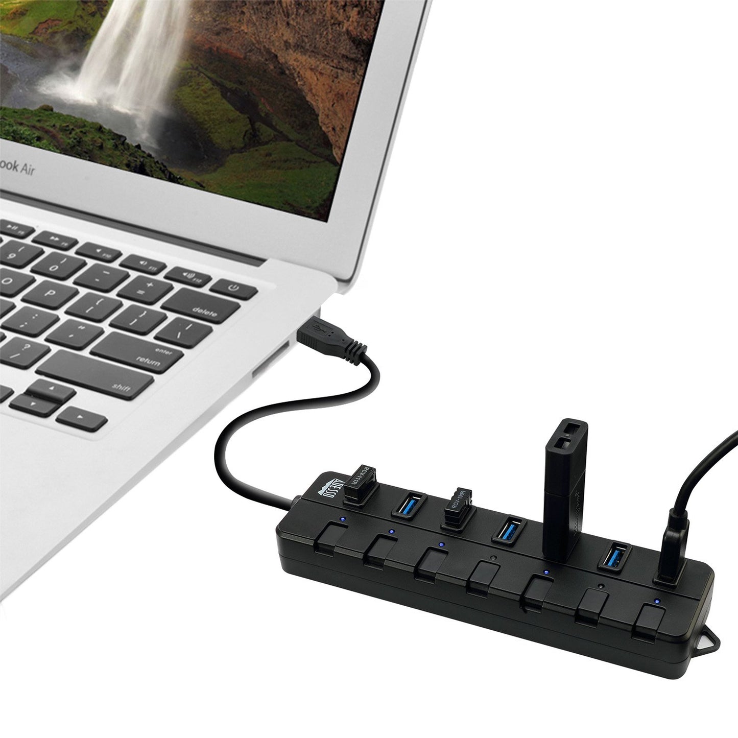 Adesso 7-Port USB 3.0 Hub