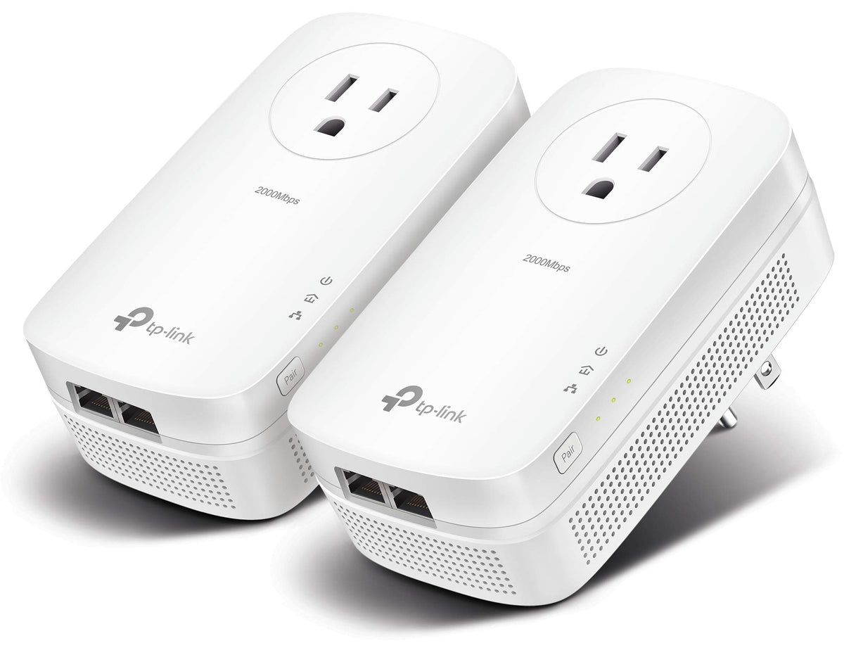TP-Link Powerline Adapter AV2000 Mbps - Gigabit Port, Ethernet Over Power, Plug&Play, Power Saving, MU-MIMO, Noise Filtering(TL-PA9020P KIT)