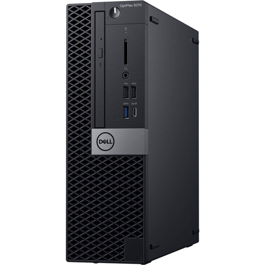 Dell OptiPlex 5070 Desktop Computer - Intel Core i7-9700 - 8GB RAM - 500GB HDD - Small Form Factor