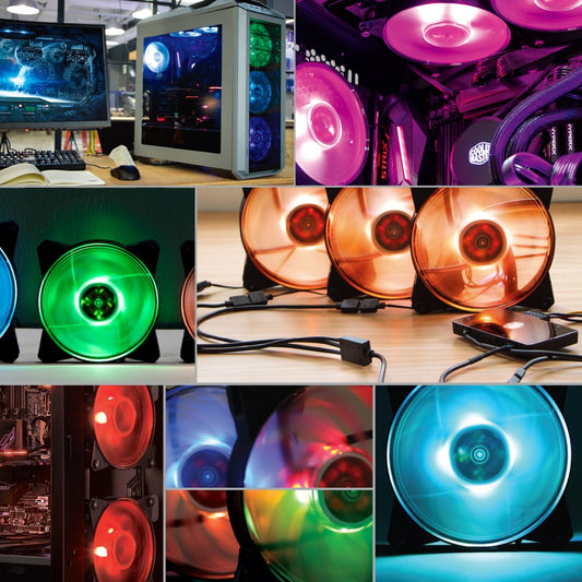 Cooler Master MasterFan Pro 140 Air Pressure RGB- 140mm Static Pressure RGB Case Fan,  Computer Cases CPU Coolers and Radiators