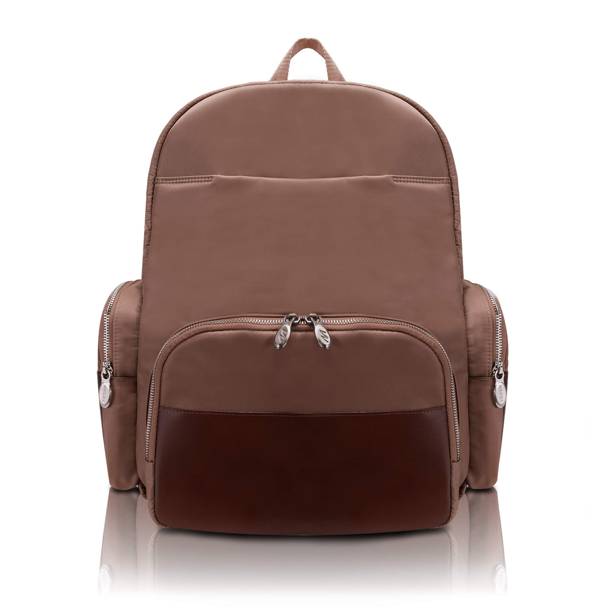 McKlein 18364 USA Cumberland 17" Nylon Dual Compartment Laptop Backpack Khaki