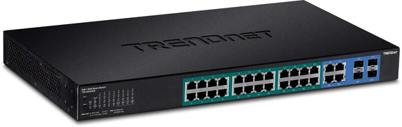 TRENDnet 28-Port Gigabit Web Smart PoE and Switch(TPE-2840WS)