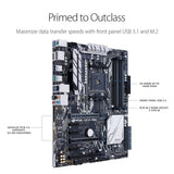 ASUS Prime X370-Pro AMD Ryzen AM4 DDR4 DP HDMI M.2 USB 3.1 ATX X370 Motherboard with Aura Sync RGB Lighting
