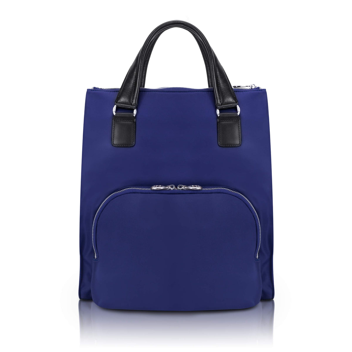 McKlein 18547 USA Sofia 3-in-1 Nylon Ladies' Convertible Backpack Tote Navy